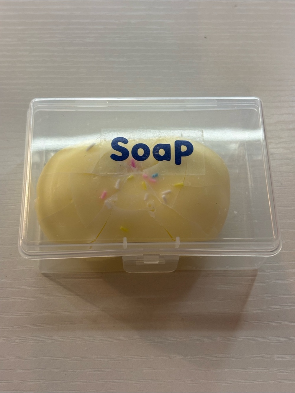 Crunchy break soap squishy toy